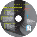 bartók & kodály: complete string quartets | disc one artwork