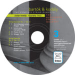 bartók & kodály: complete string quartets | disc three artwork